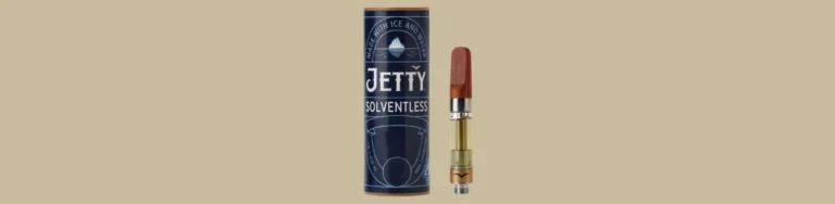 Jetty Extracts vape cart and container.